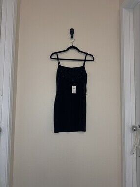 Windsor Dress Black/White Size M